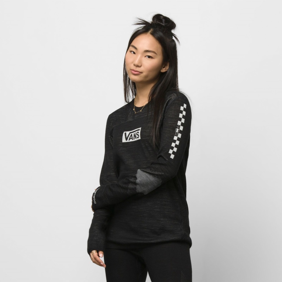 μακρυμάνικο πουκάμισο Vans με βάση μερίνο Intraknit