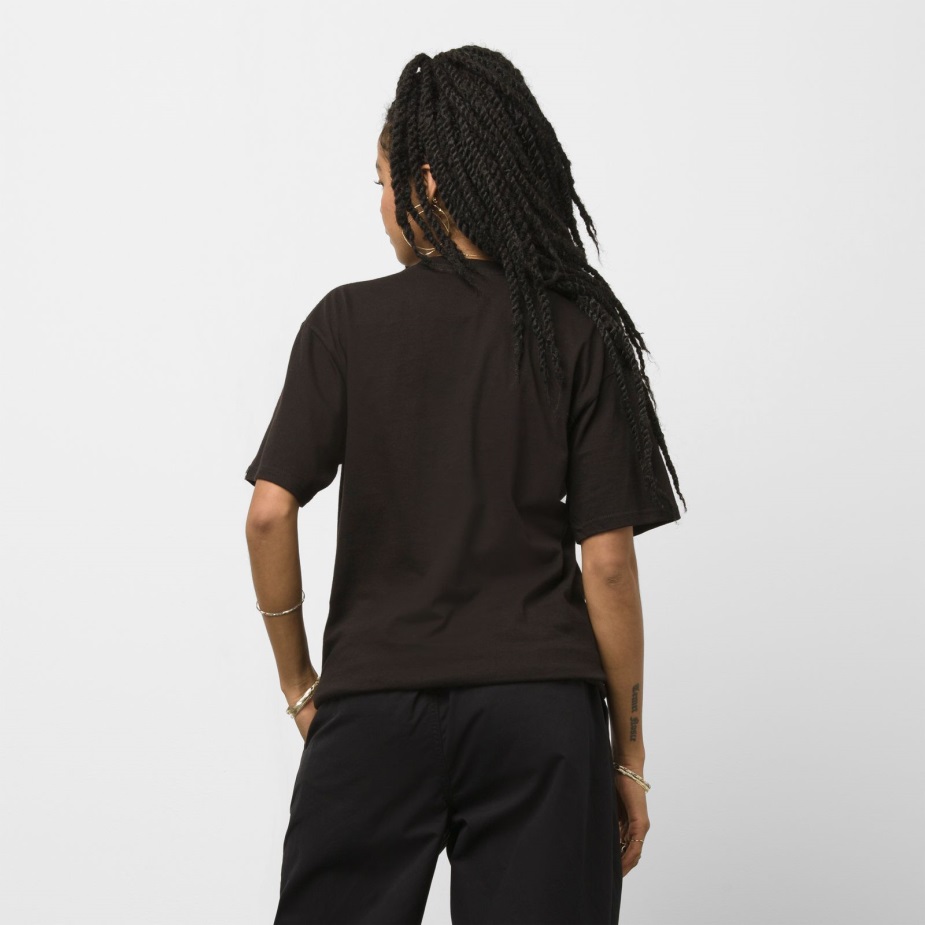 μαύρη μπλούζα σώσε τον πλανήτη μας Vans