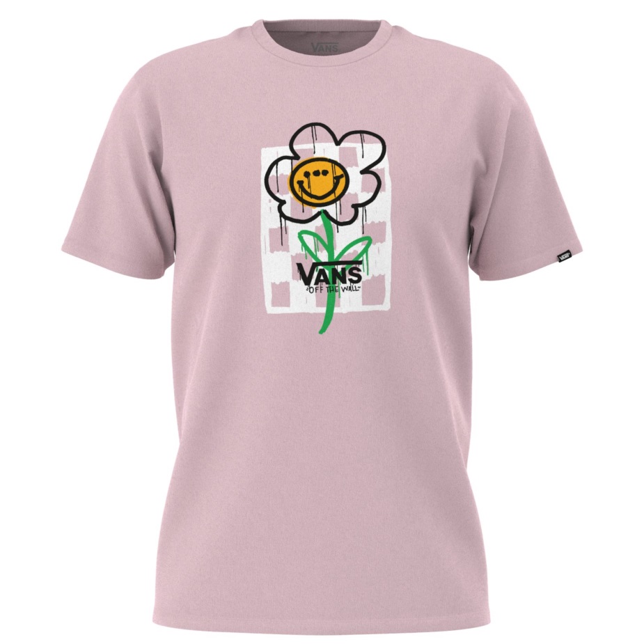 μικρά παιδάκια βαν βαμμένα ροζ μπλουζάκια