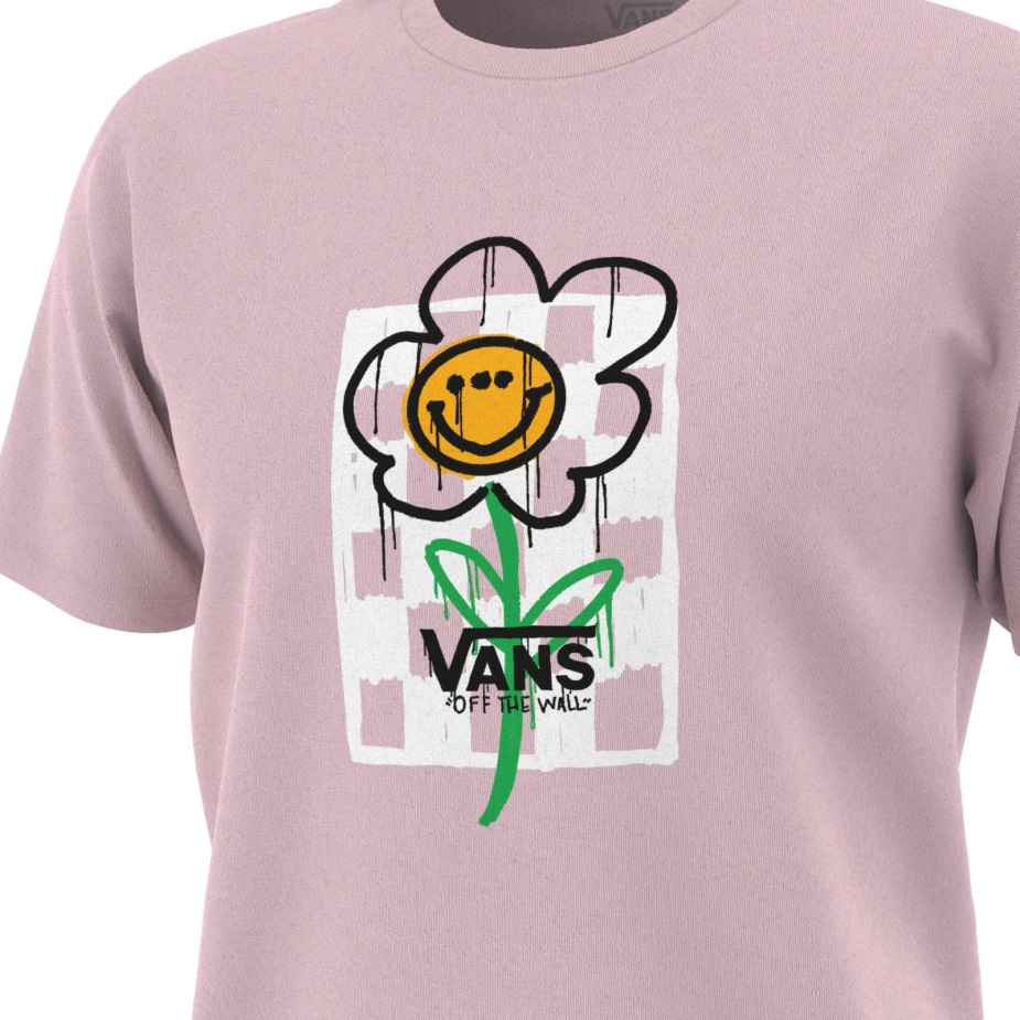 μικρά παιδάκια βαν βαμμένα ροζ μπλουζάκια