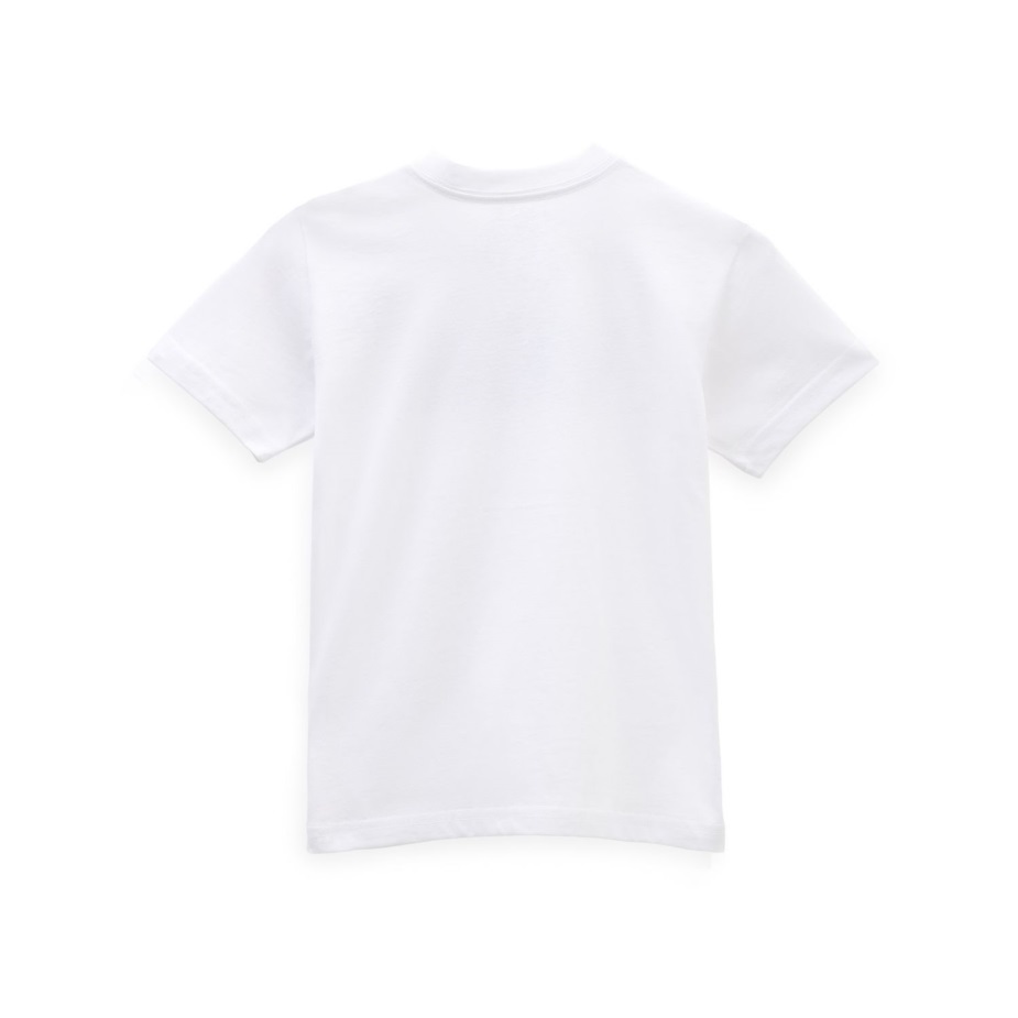 μικρά παιδικά βανάκια κλασικό μπλουζάκι με λογότυπο (2-8 ετών) λευκό