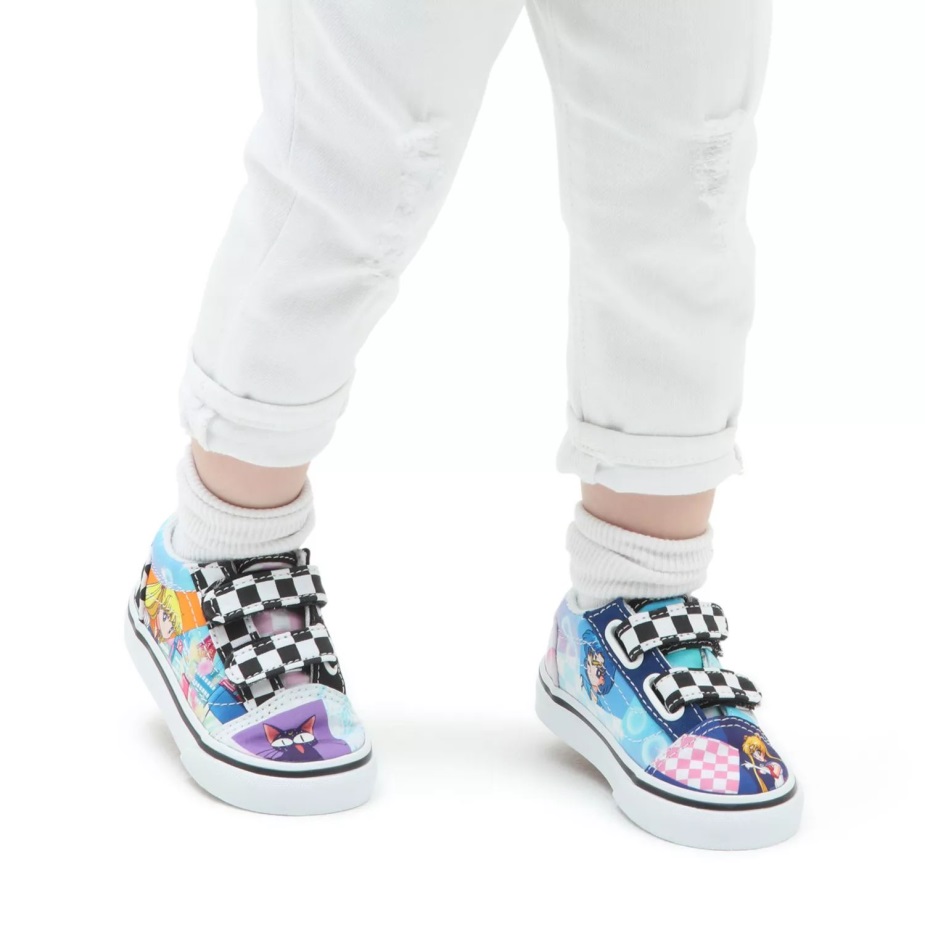 μικρά φορτηγά X όμορφος φύλακας Sailor Moon Old Skool V παπούτσια (1-4 ετών) Multi