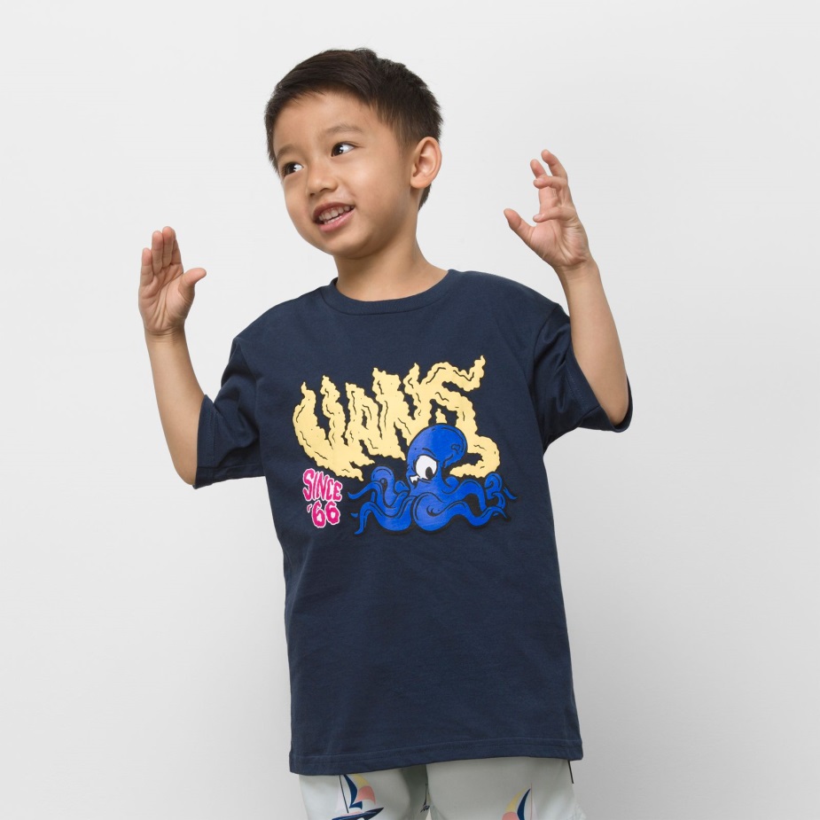 μπλουζ φόρεμα μικρών παιδιών μπλουζάκι Octovans