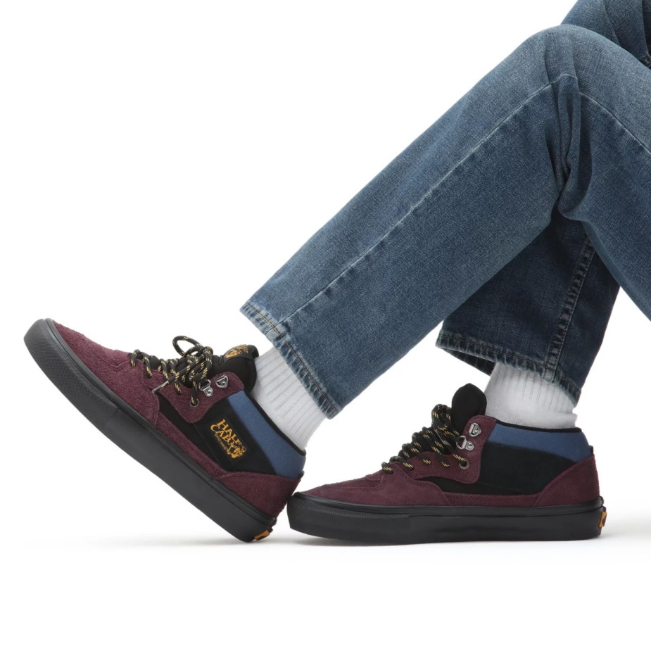 μωβ παπούτσια για βανάκια Skate Half Cab