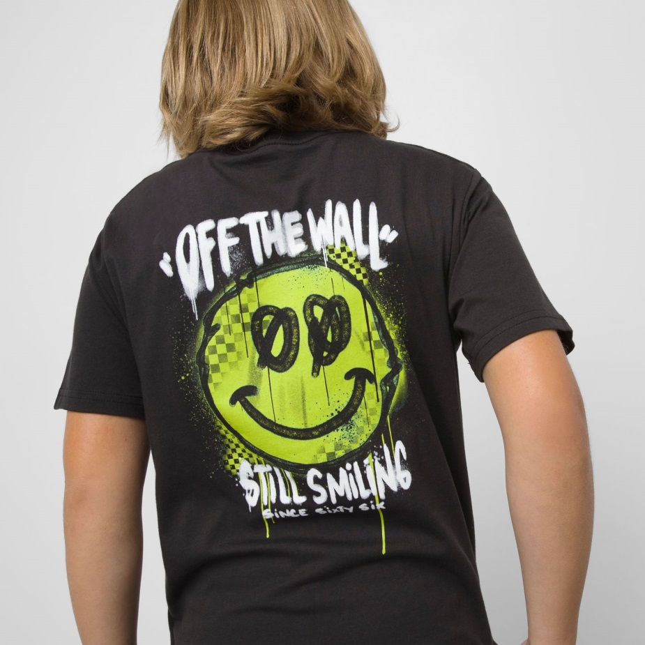 παιδάκια βαν που χαμογελούν ακόμα Ss μπλουζάκι μαύρο