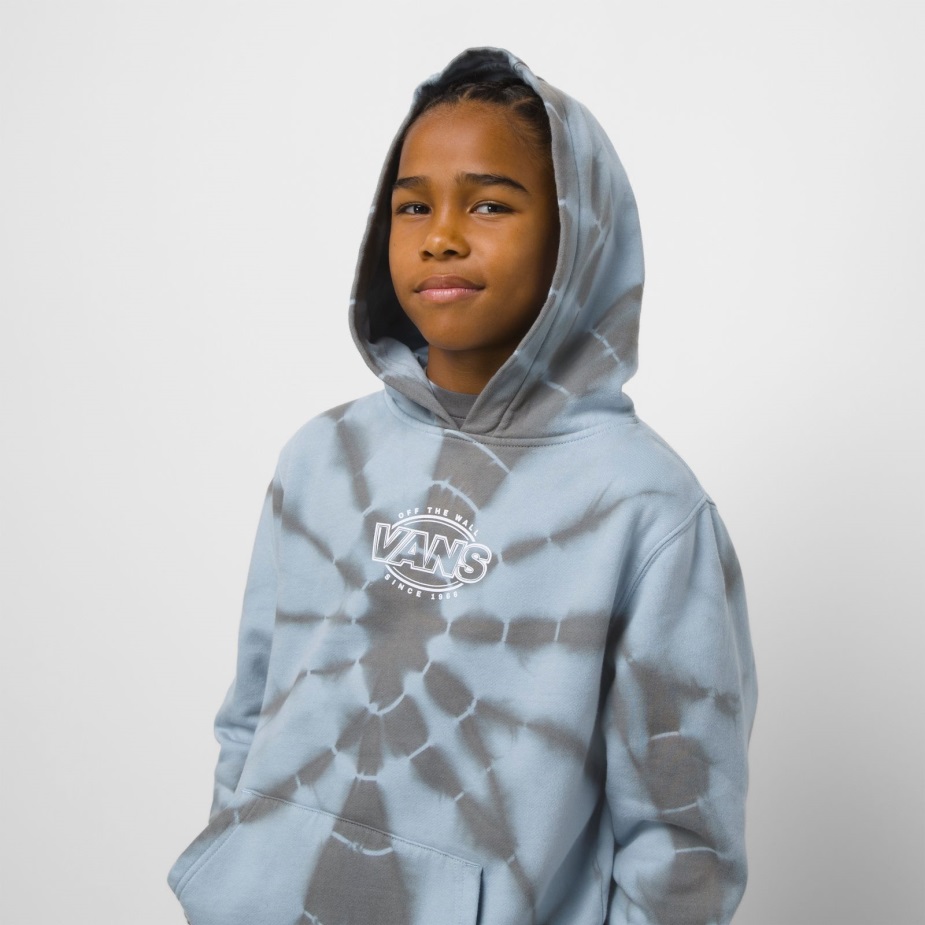 παιδικά φορτηγά με λογότυπο γραβάτα βαφής με κουκούλα Ashley Blue