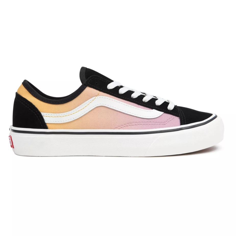 παπούτσια τύπου Vans 36 Decon Vr3 κίτρινο-ροζ