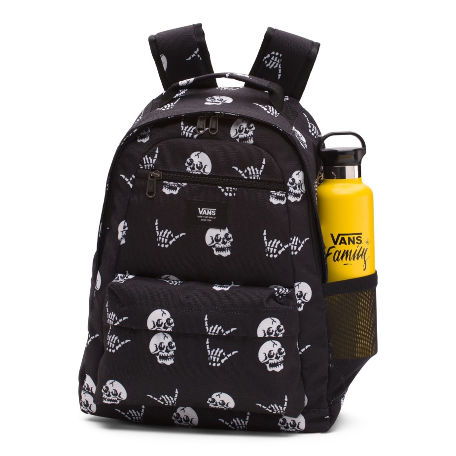 σακίδιο πλάτης βαν σοκαριστικό μαύρο-αντίκα λευκό