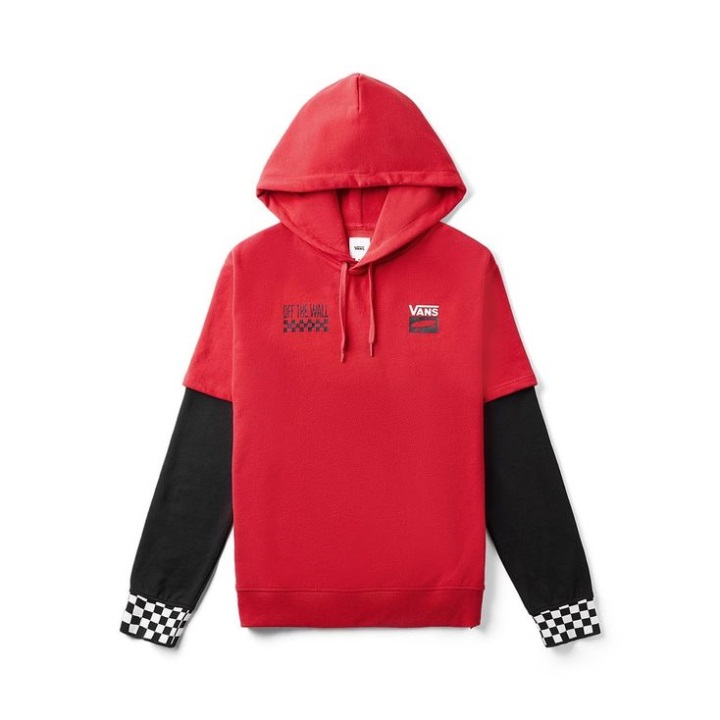 τα φορτηγά καταβροχθίζουν το Fleece Twofer Racing κόκκινο