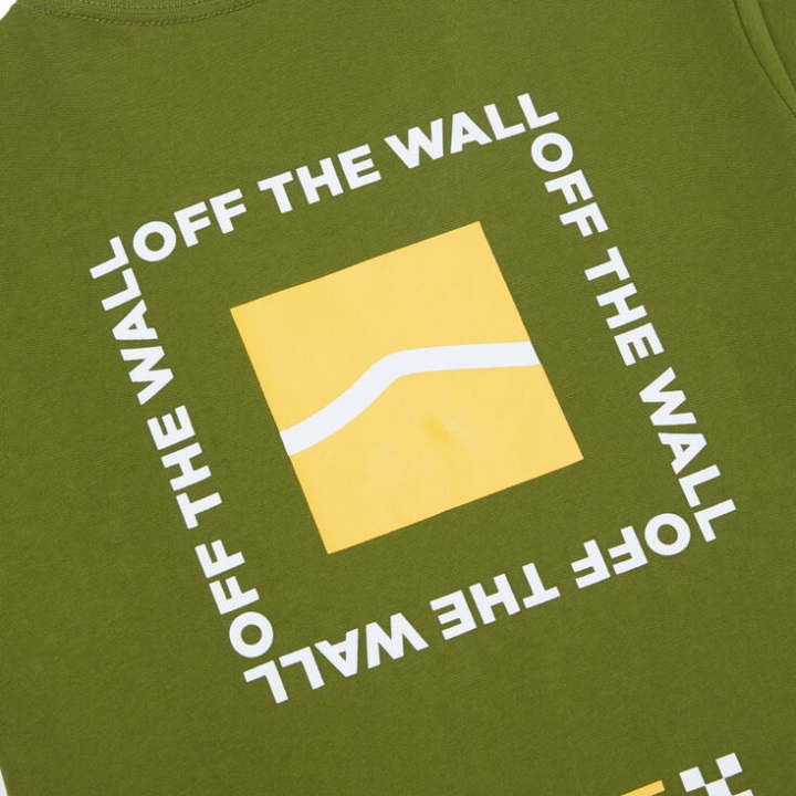 τετράγωνο βαν μπλουζάκι πράσινο κέδρου