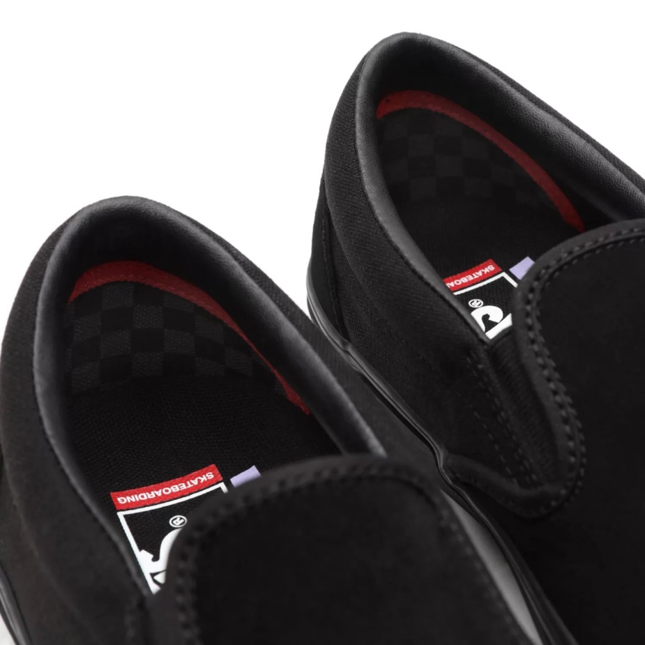 φορητά Skate Slip-on παπούτσια μαύρα