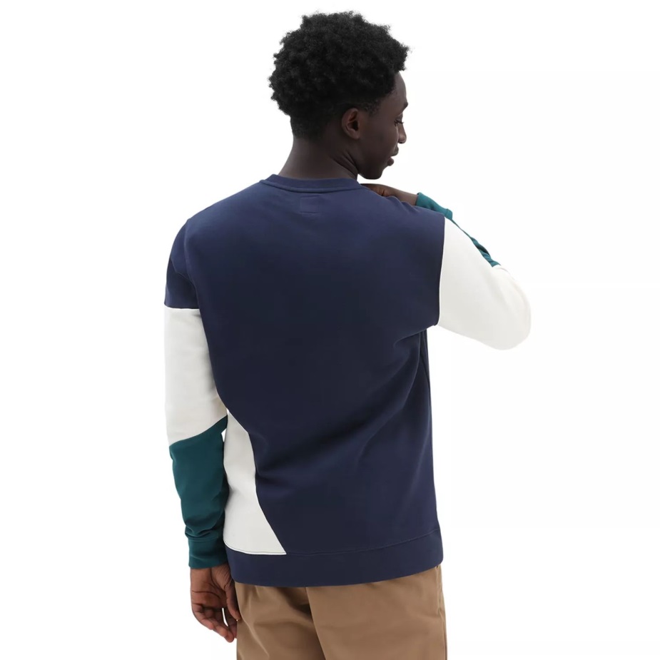 φορτηγά Offset Crew πουλόβερ μπλε-λευκό