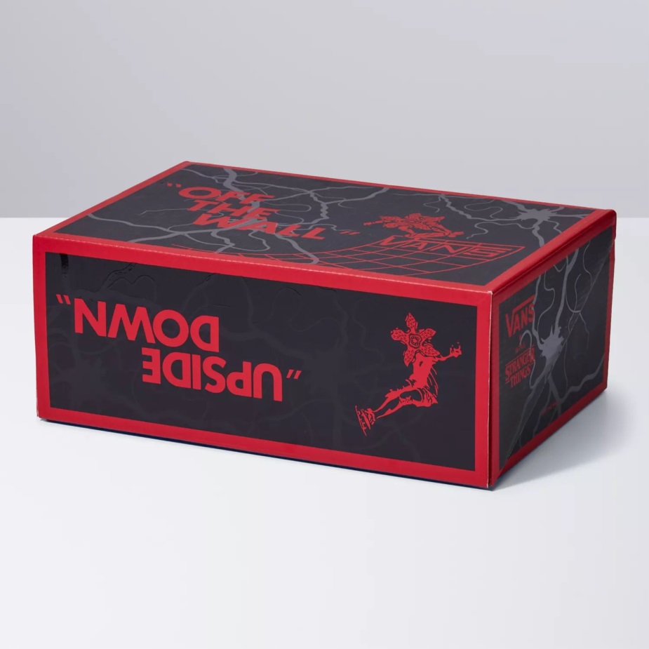 φορτηγά X ξένα πράγματα Sk8-hi επανέκδοση παπούτσια μαύρο-κόκκινο