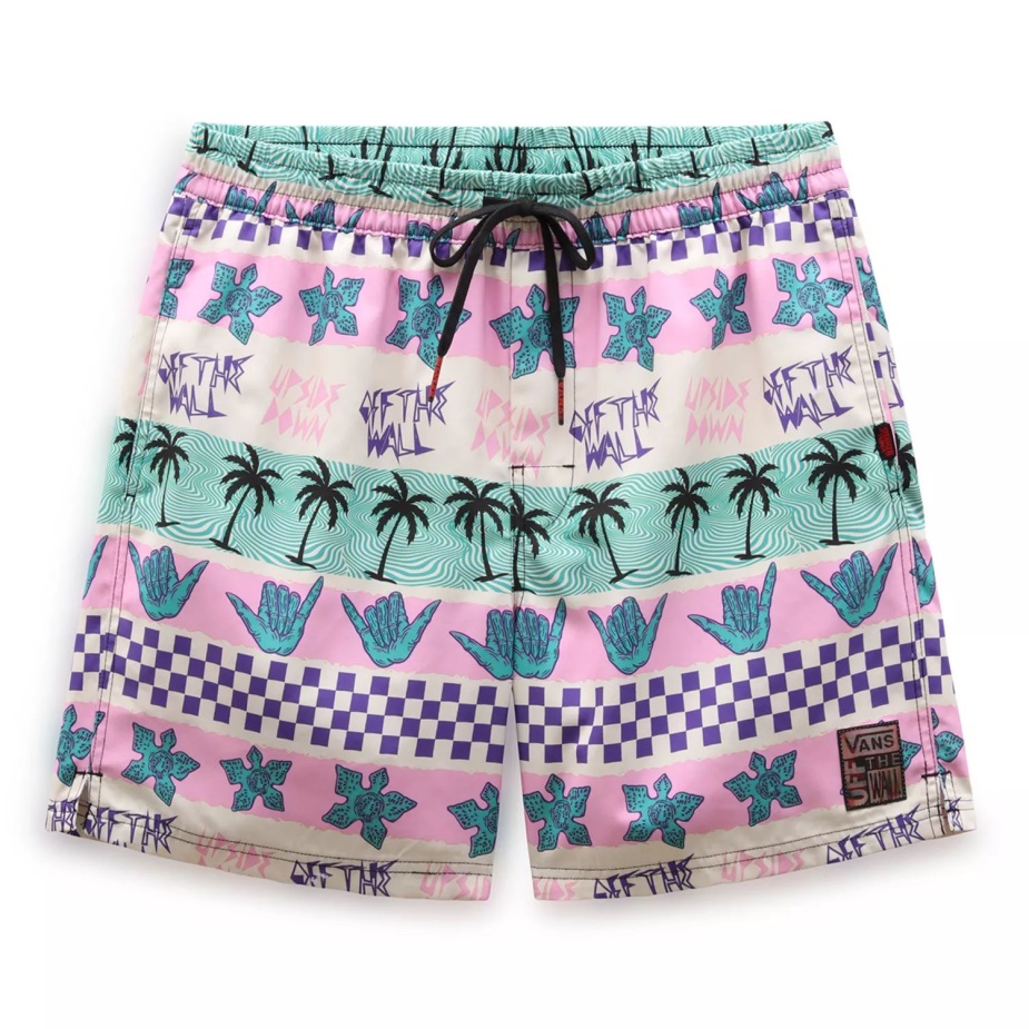 φορτηγά X ξένα πράγματα Καλιφόρνια ριγέ βόλεϊ σανίδα σορτς ροζ