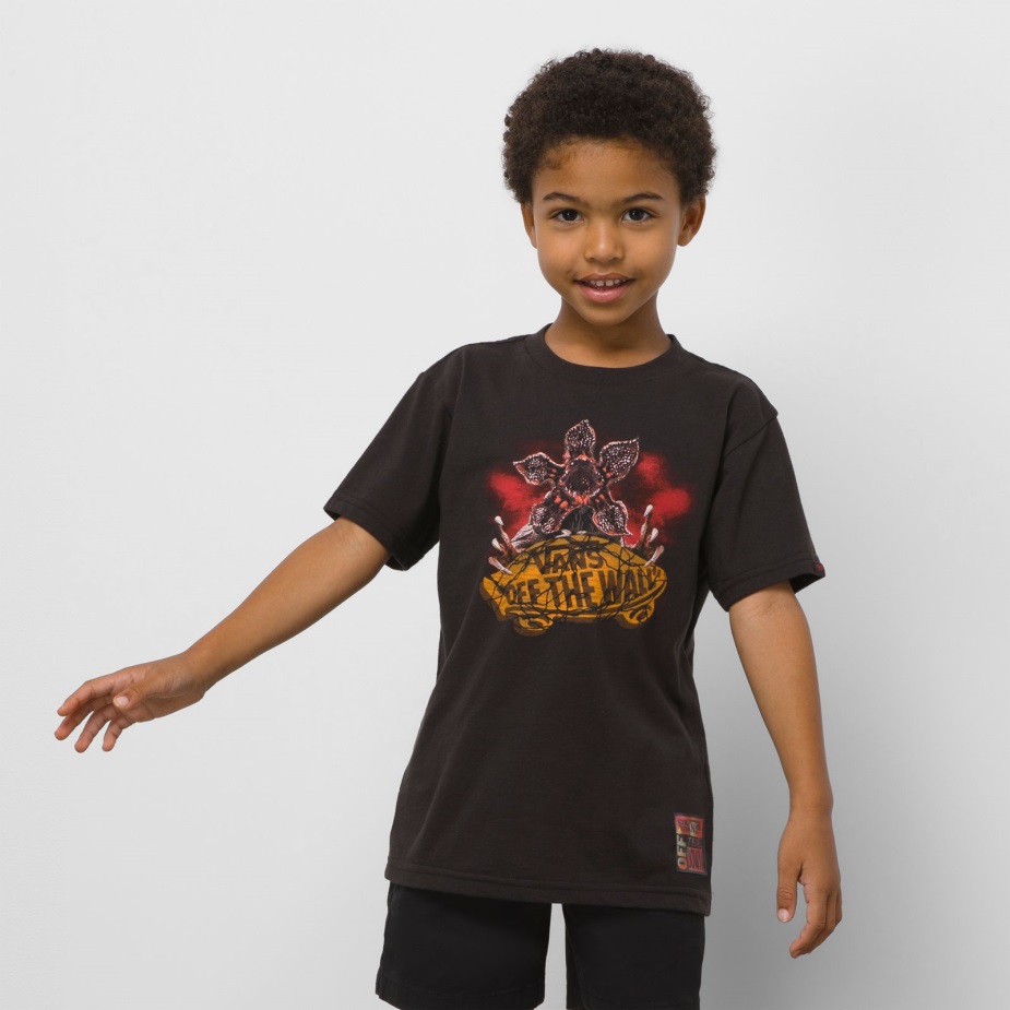 φορτηγά X ξένα πράγματα μικρά παιδιά μπλουζάκι μαύρο