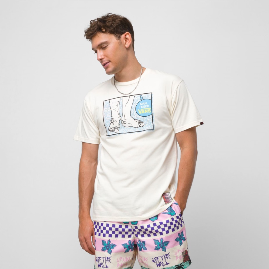 φορτηγά X ξένα πράγματα χρειάζομαι φορτηγά αναστρέψιμη μπλούζα αντίκα λευκό