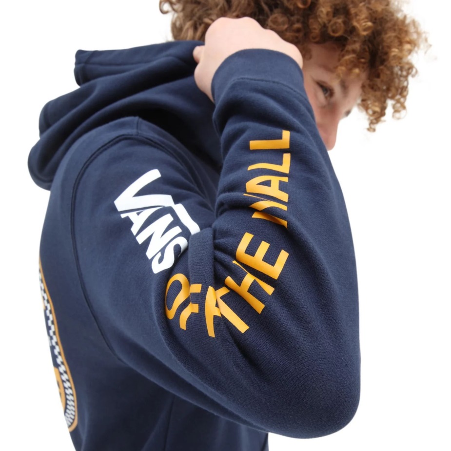 φορτηγά αγόρια κυκλικά πούλο πουλόβερ με κουκούλα (8-14 ετών) μπλε