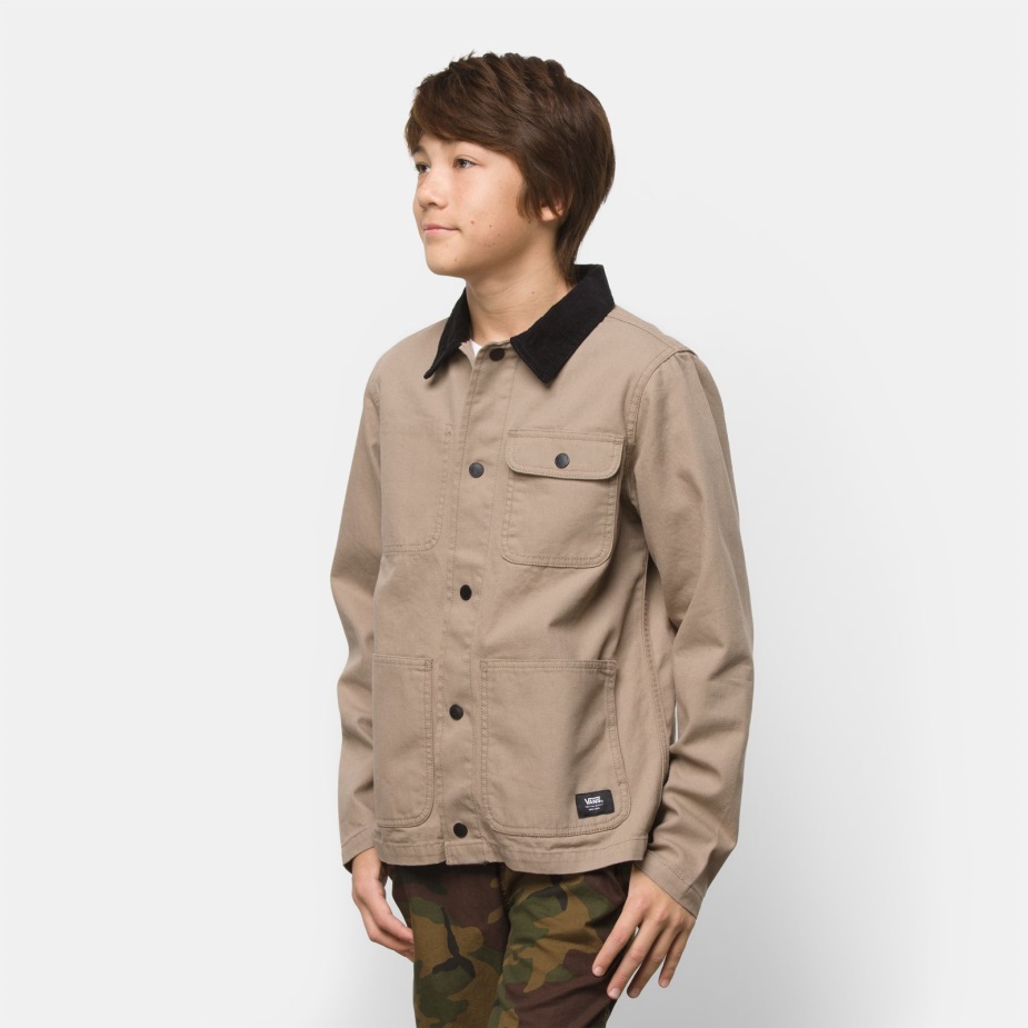 φορτηγά αγόρια τρυπάνι αγγαρεία παλτό στρατιωτικό χακί