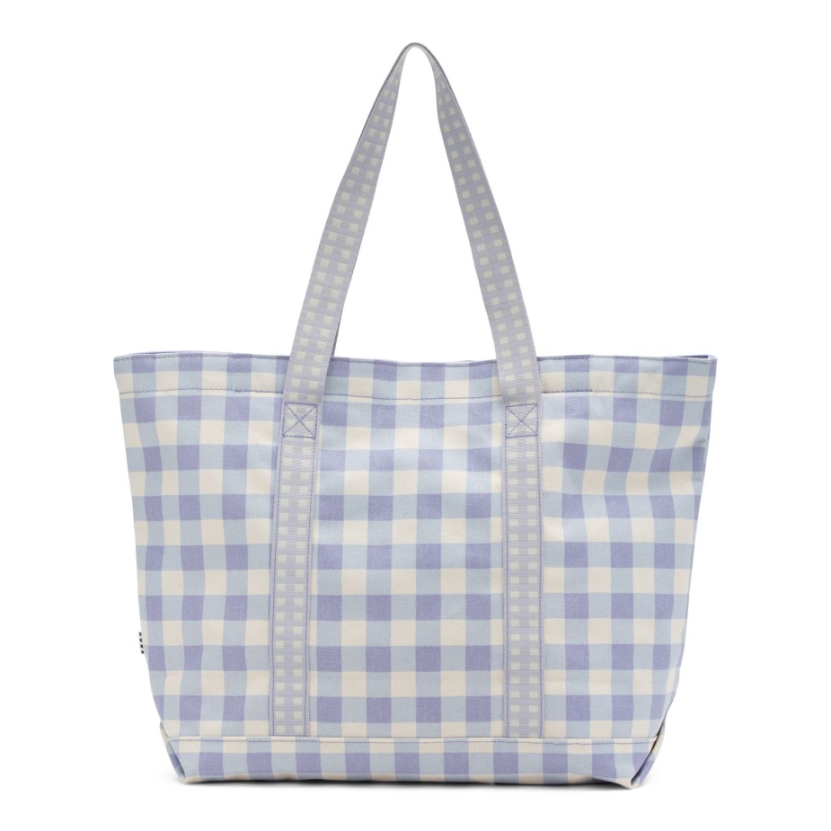φορτηγά ανακατεμένα τσάντα Gingham Tote άτονη λεβάντα