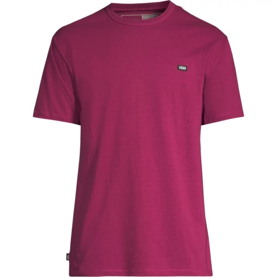 φορτηγά ανδρικά Off The Wall κλασικό μπλουζάκι κοντομάνικο πλήρωμα λαιμόκοψη βαμβακερό λογότυπο μωβ φίλτρο