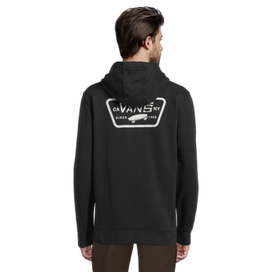 φορτηγά ανδρικά μπαλωμένα Ii πουλόβερ με κουκούλα μαύρο