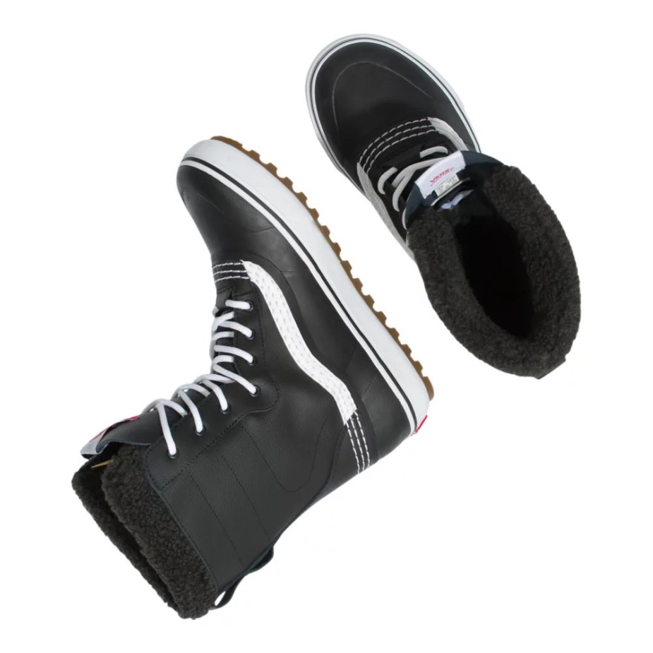 φορτηγά ανδρικές χειμερινές μπότες χιονιού Mte Casual αδιάβροχες αντιολισθητικές μαύρο-άσπρο