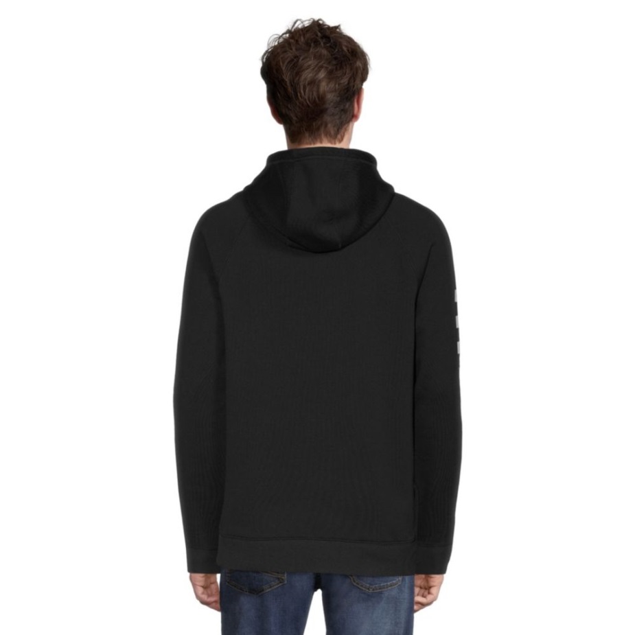 φορτηγά ανδρικό αντίστροφο πουλόβερ μαύρο με κουκούλα