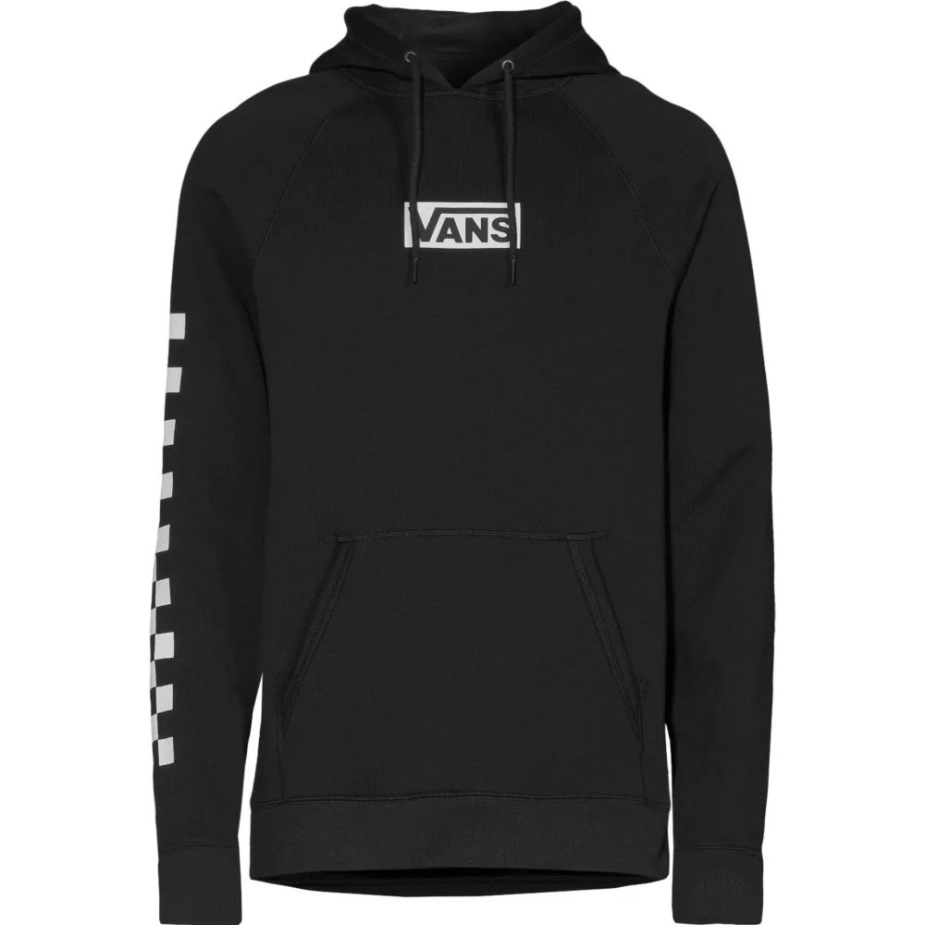 φορτηγά ανδρικό αντίστροφο πουλόβερ μαύρο με κουκούλα