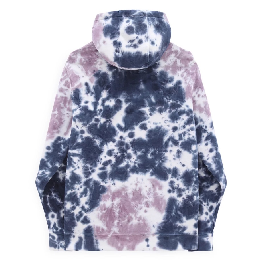 φορτηγά αντίστροφη απλικέ πουλόβερ με κουκούλα μπλε-λευκό