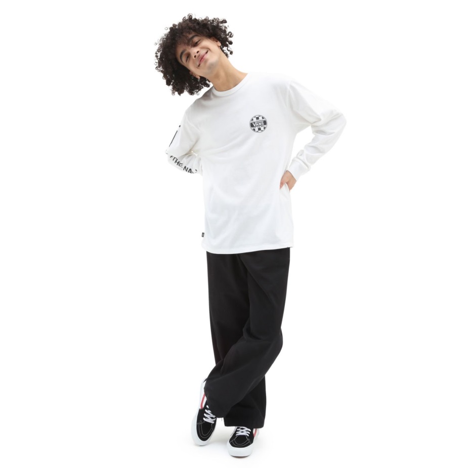 φορτηγά από τον τοίχο ελέγξτε γραφικό μακρυμάνικο μπλουζάκι λευκοί άνδρες