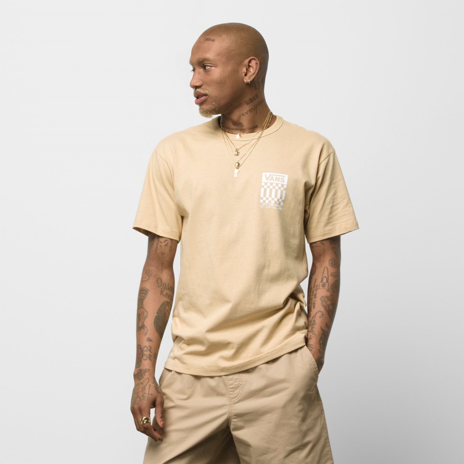 φορτηγά από τον τοίχο ελέγξτε το γραφικό μπλουζάκι Taos Taupe