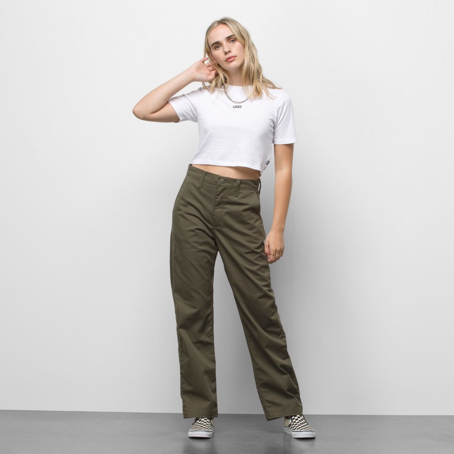 φορτηγά αυθεντικό Chino φαρδύ παντελόνι με φύλλα σταφυλιού άνδρες