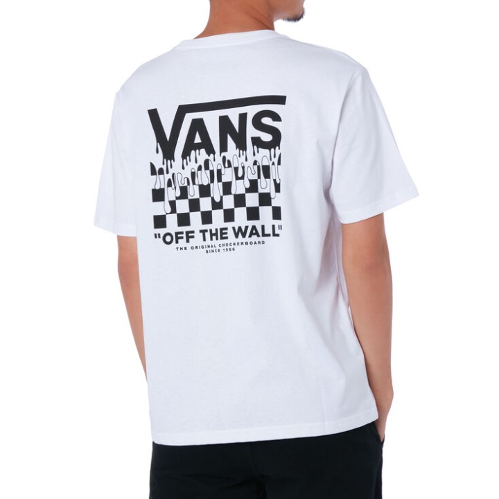 φορτηγά βαφή σταγόνας επιταγής μπλουζάκι λευκό