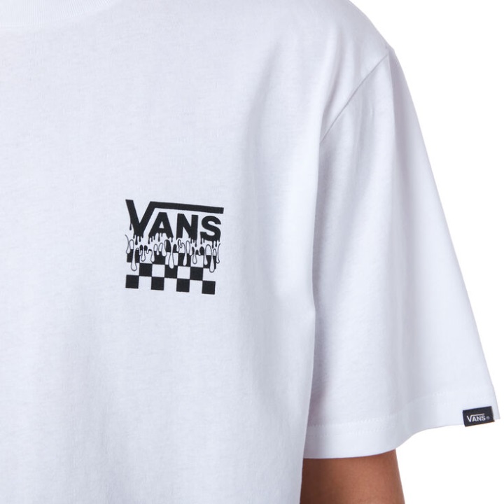 φορτηγά βαφή σταγόνας επιταγής μπλουζάκι λευκό