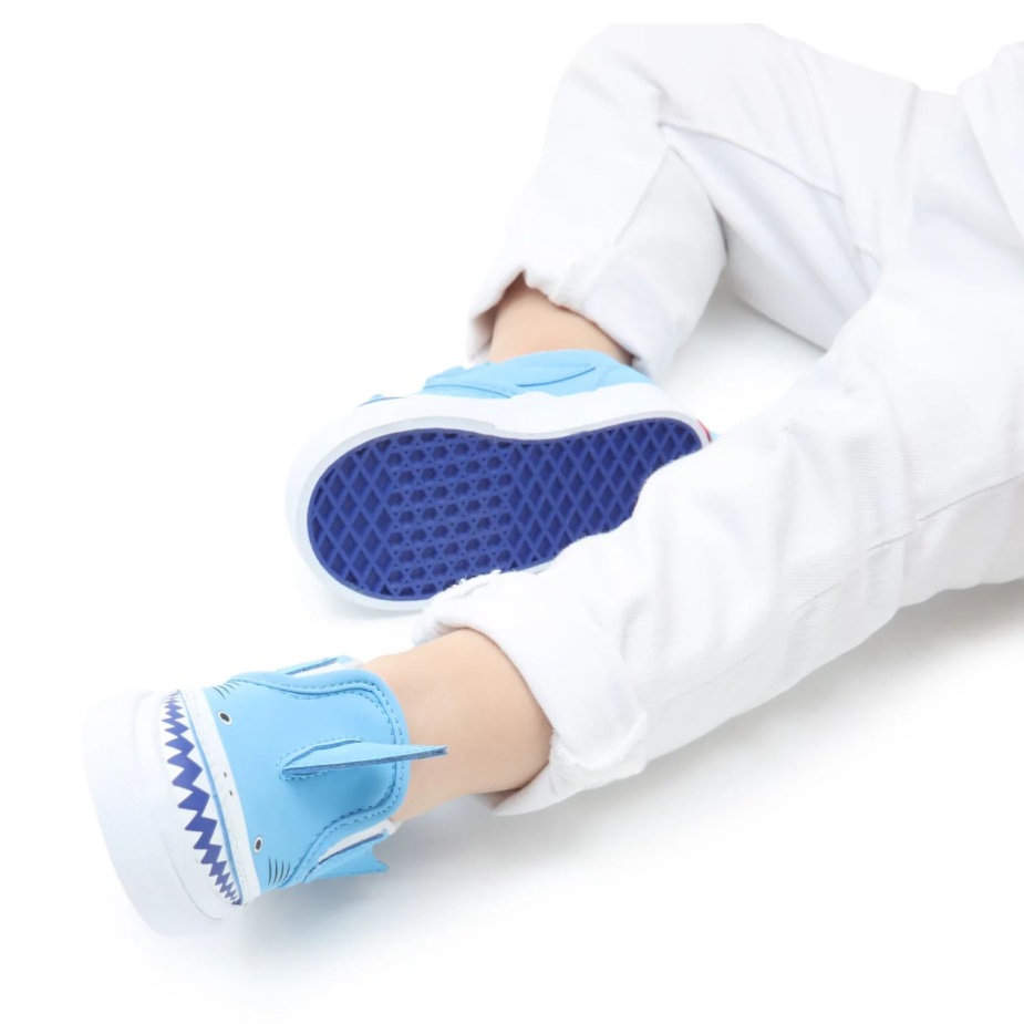 φορτηγά για νήπια Slip-on V παπούτσια καρχαρία (1-4 ετών) μπλε