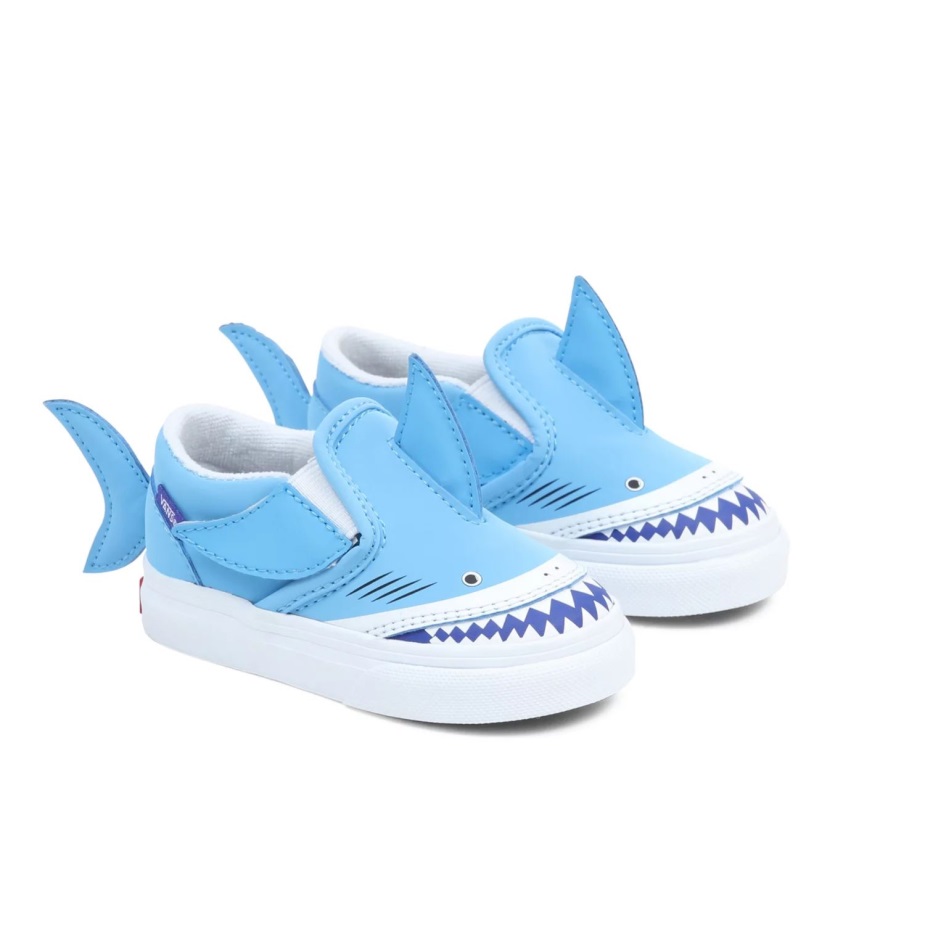 φορτηγά για νήπια Slip-on V παπούτσια καρχαρία (1-4 ετών) μπλε