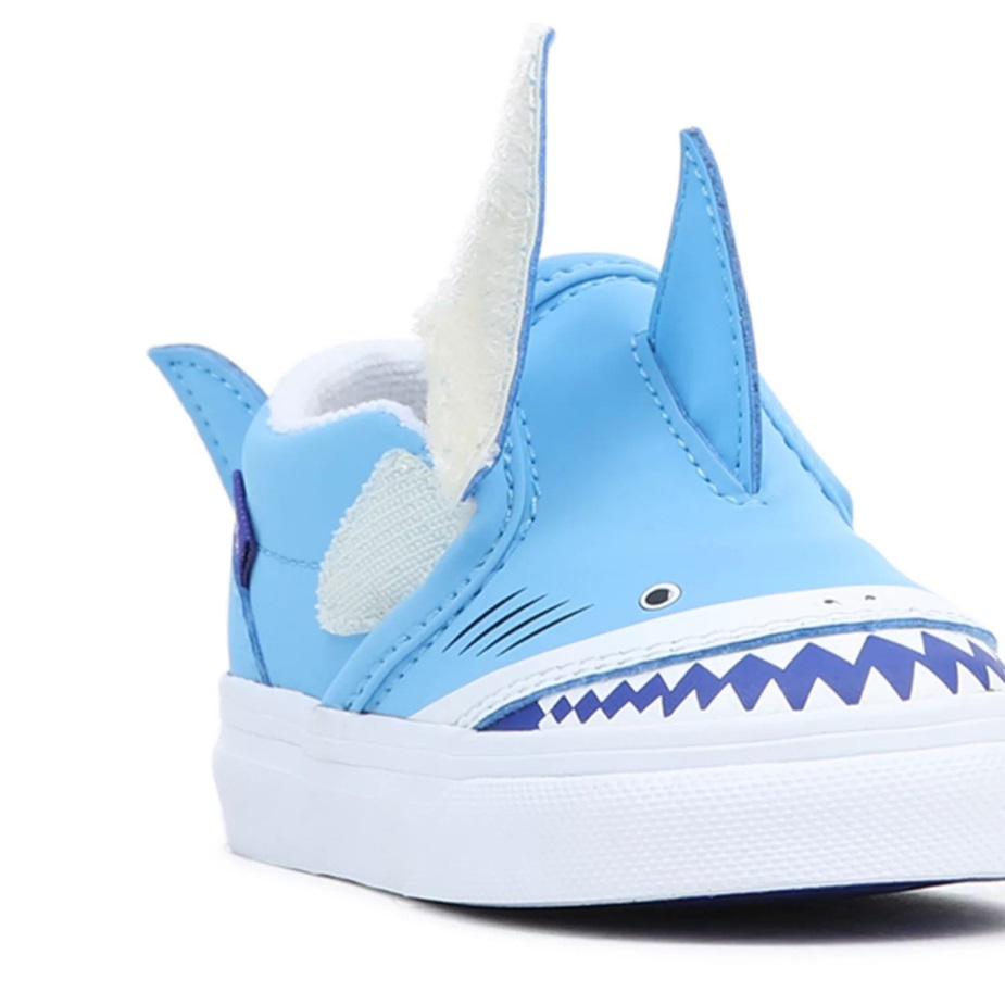 φορτηγά για νήπια Slip-on V παπούτσια καρχαρία (1-4 ετών) μπλε