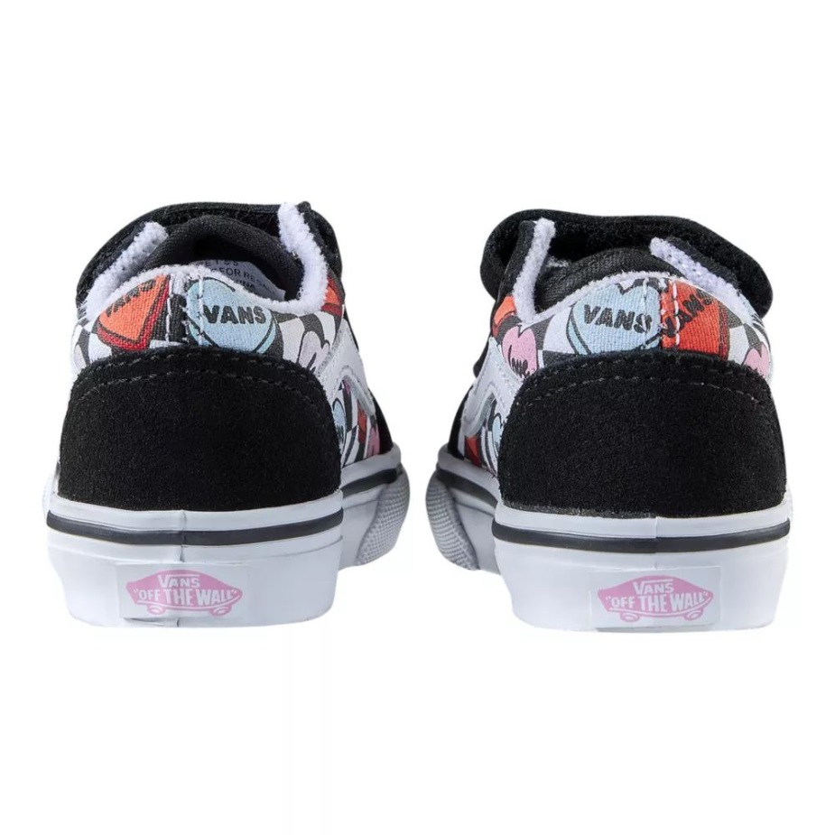 φορτηγά για νήπια για κορίτσια παλιά Skool V Skate παπούτσια μαύρο-αληθινό λευκό