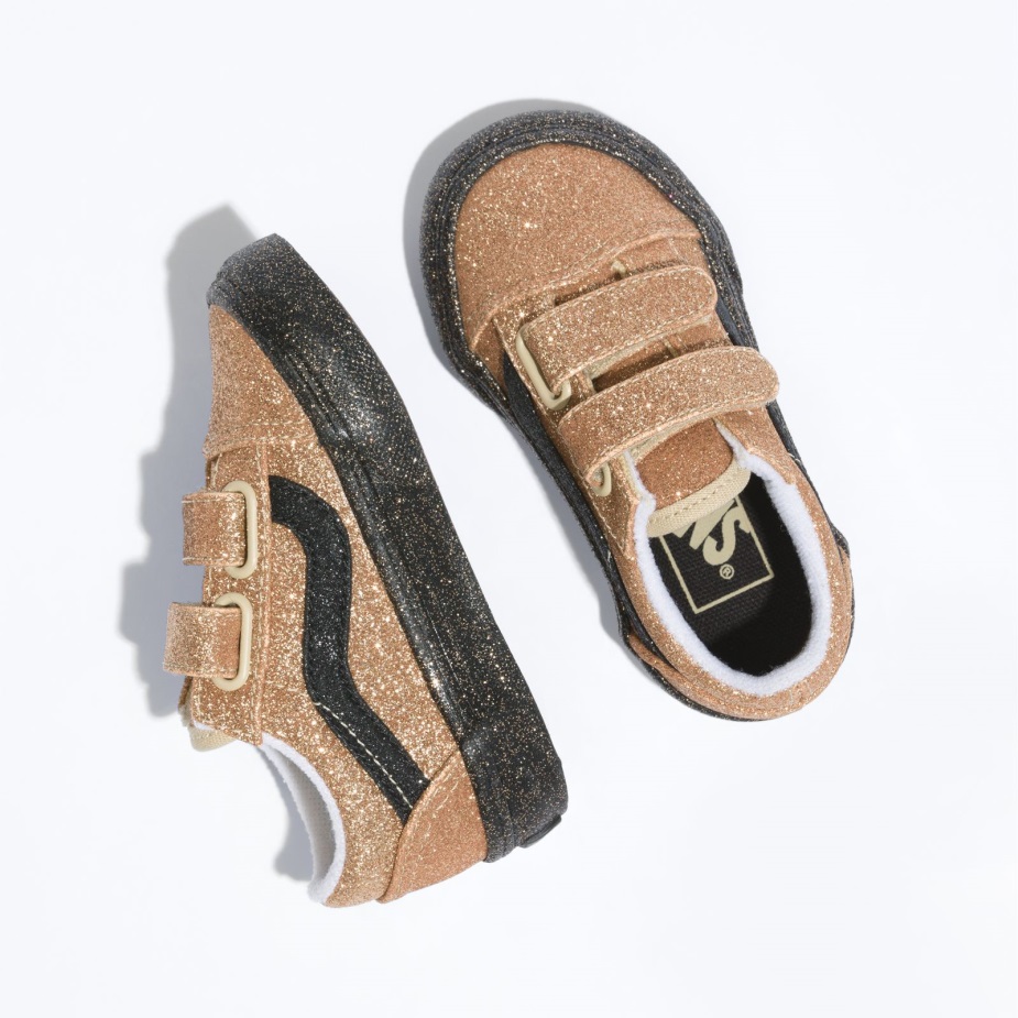 φορτηγά για πάρτι μικρών παιδιών Glitter παλιό Skool V μαύρο-χρυσό