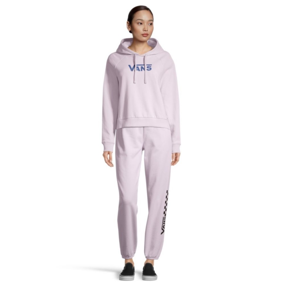 φορτηγά γυναικεία Flying V Boxy Hoodie ομίχλη λεβάντας