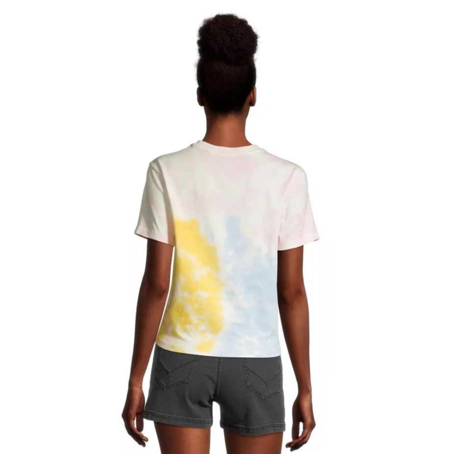 φορτηγά γυναικεία Flying V Tie Dye Knot T Shirt κούνια ροζ βαφή γραβάτας