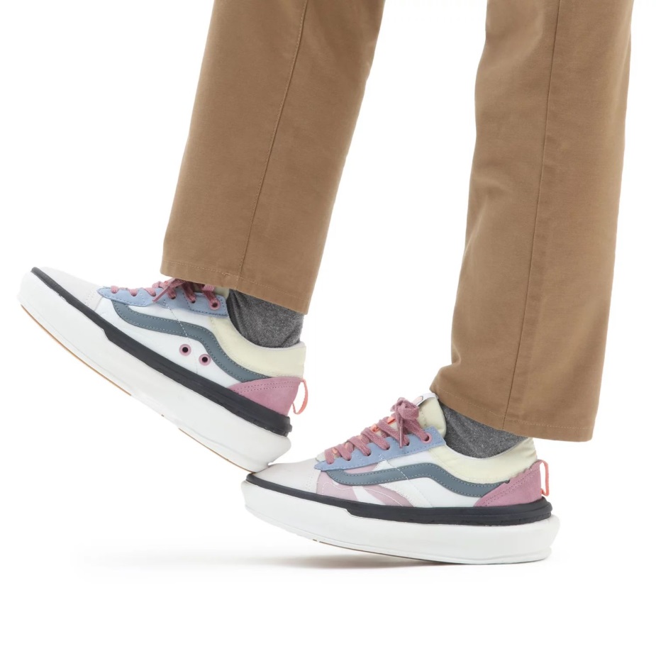 φορτηγά γυναικεία παλιά Skool ανοιχτό συν παπούτσια Cc λευκά