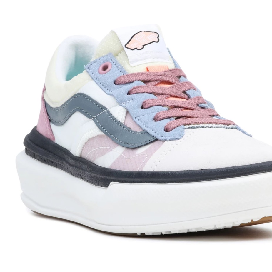 φορτηγά γυναικεία παλιά Skool ανοιχτό συν παπούτσια Cc λευκά