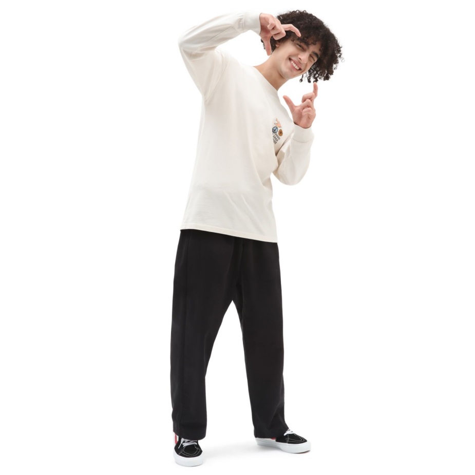 φορτηγά δωρεάν ως πούλι μακρυμάνικο μπλουζάκι λευκό