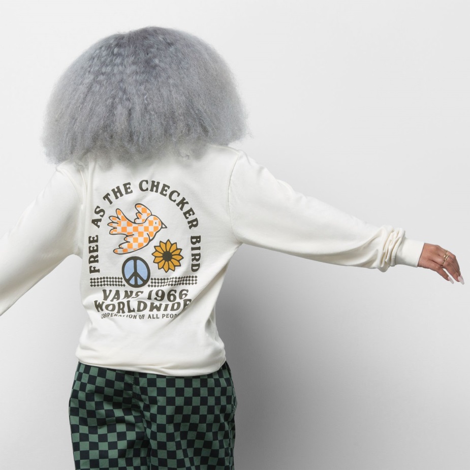 φορτηγά δωρεάν ως πούλι πούλι με μακριά μανίκια μπλουζάκι αντίκα λευκό