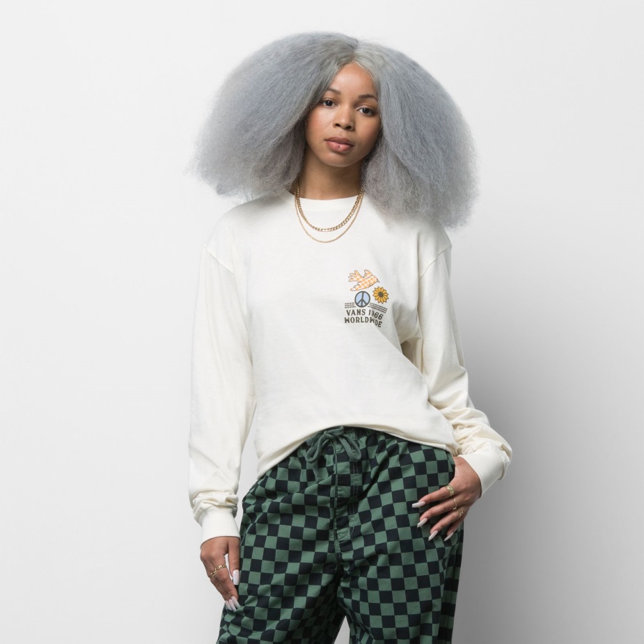 φορτηγά δωρεάν ως πούλι πούλι με μακριά μανίκια μπλουζάκι αντίκα λευκό