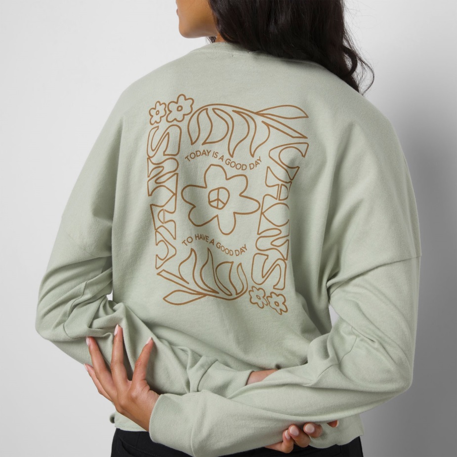 φορτηγά καλημέρα μακρυμάνικο χαλαρό κουτί μπλουζάκι φασκόμηλο της ερήμου