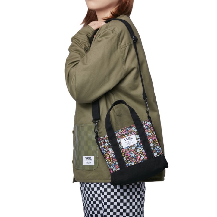 φορτηγά κατασκευασμένα με υφασμάτινη τσάντα Liberty μαύρη