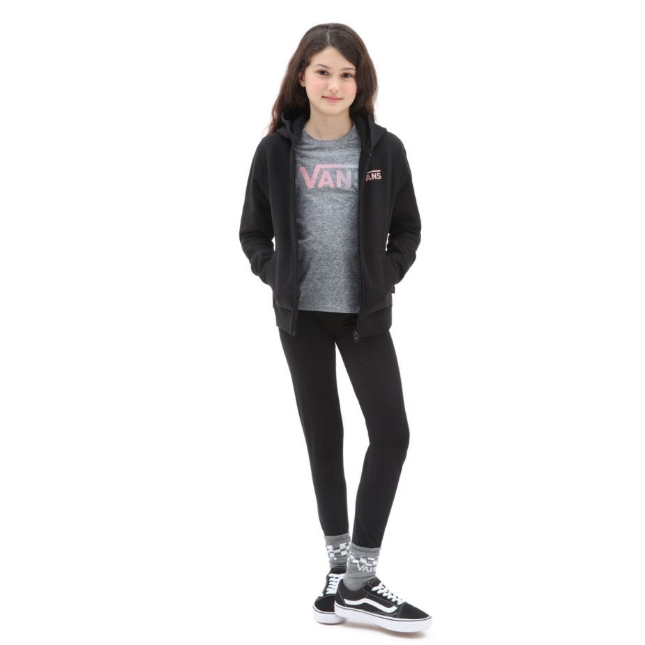 φορτηγά κοριτσίστικα Lizzie Zip Hoodie (8-14 ετών) μαύρο