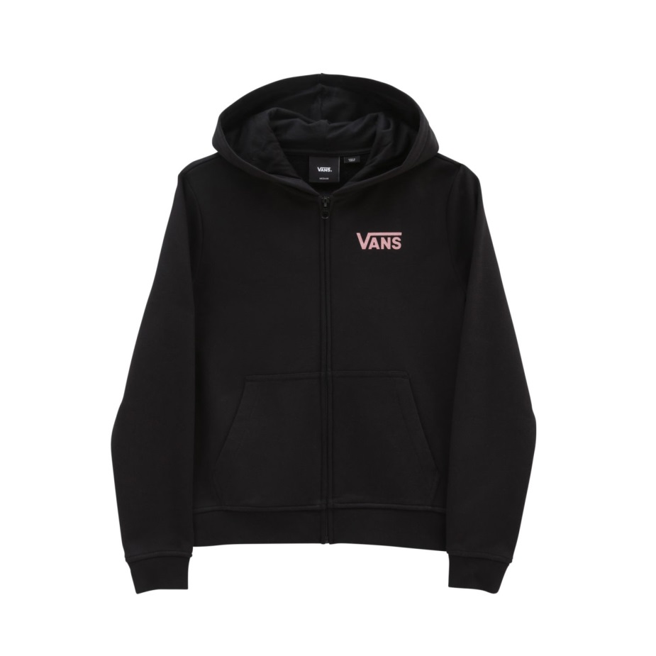 φορτηγά κοριτσίστικα Lizzie Zip Hoodie (8-14 ετών) μαύρο